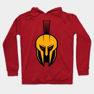 Spartan Warrior Face Logo Hoodie